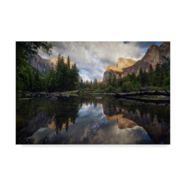 Unknown 'Time Reflections' Canvas Art, 16x24, Trademark Fine Art, Mfr#: 1X08022-C1624GG